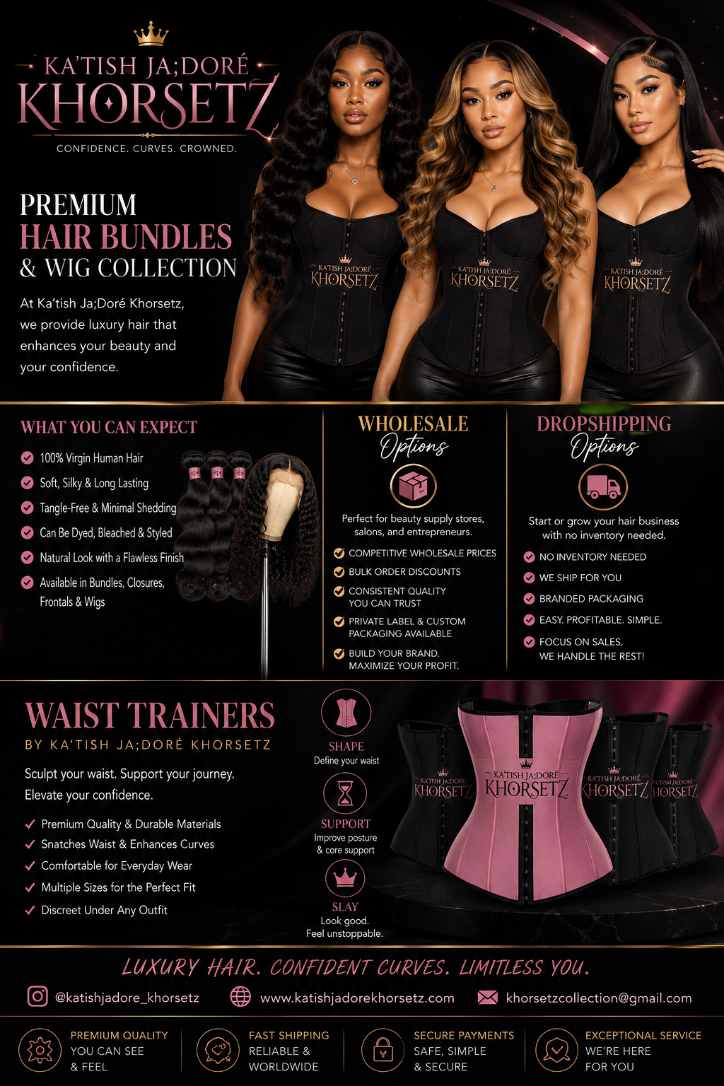Luxury Hair Bundles &amp; Wig Collection Elevate Your Look With Premium Hair