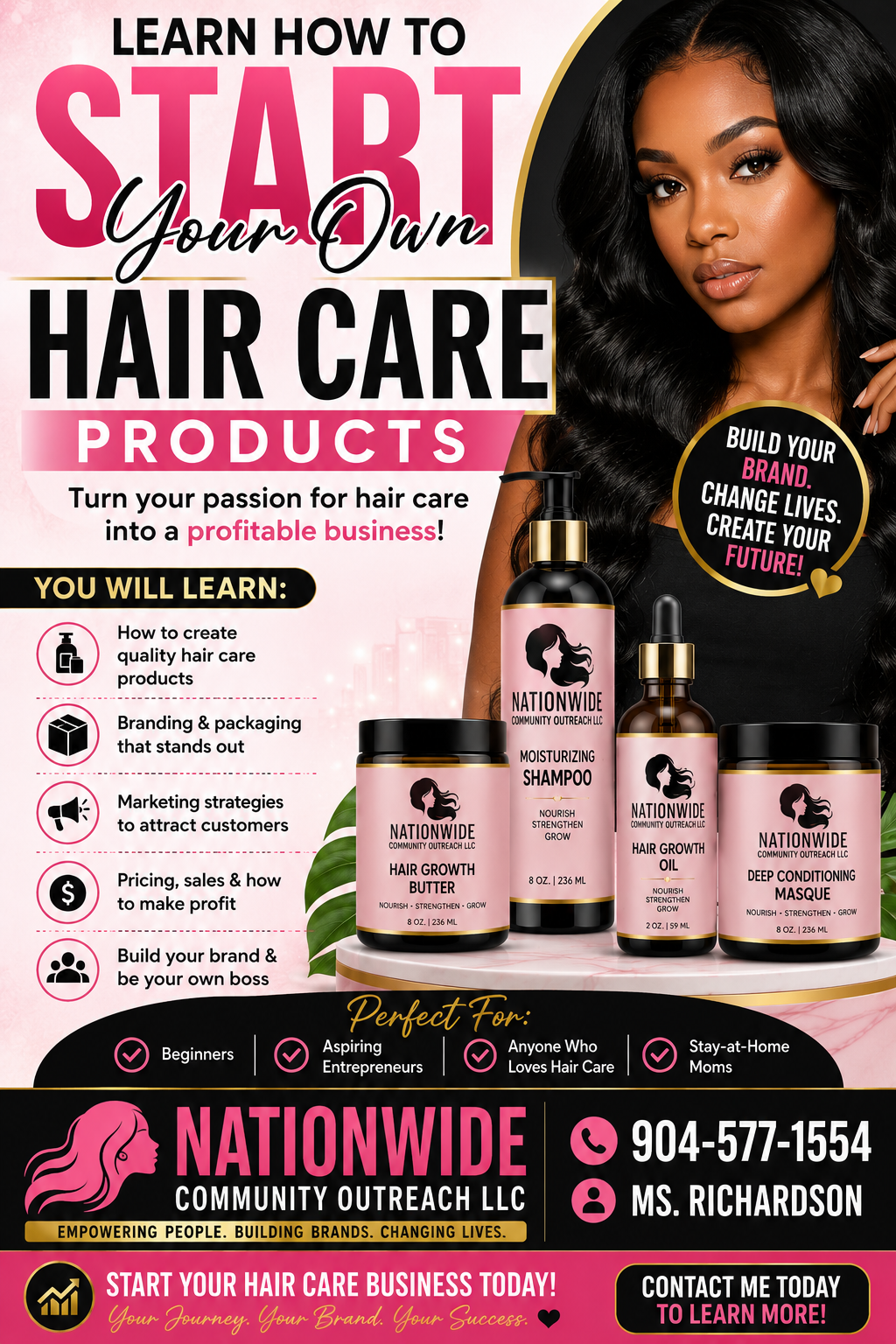 START YOUR OWN HAIR BUSINESS -